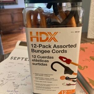 12 pack assorted bungee cords NWOT